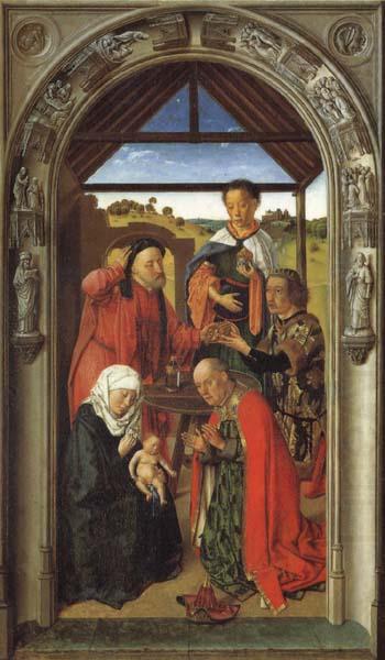 Dieric Bouts The Annunciation,The Visitation,THe Adoration of theAngels,The Adoration of the Magi china oil painting image